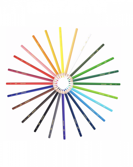 Creioane colorate lungi 12 culori [2]