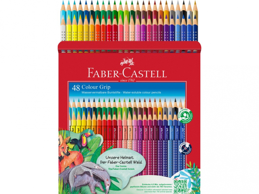 Creioane Faber-Castell Grip 2001 48/set, triunghiulare, acuarelă [2]