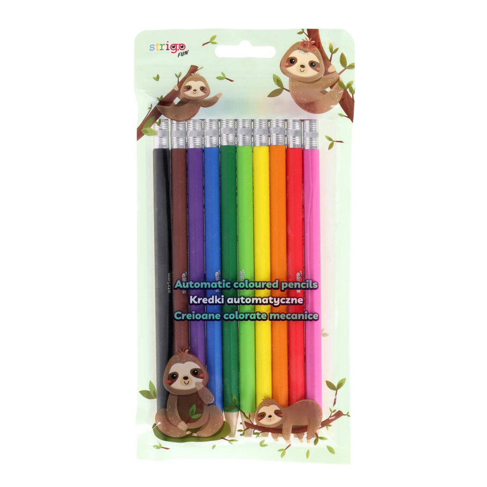 Creioane mecanice colorate cu mina 2.6 mm,10 bucati/set [7]