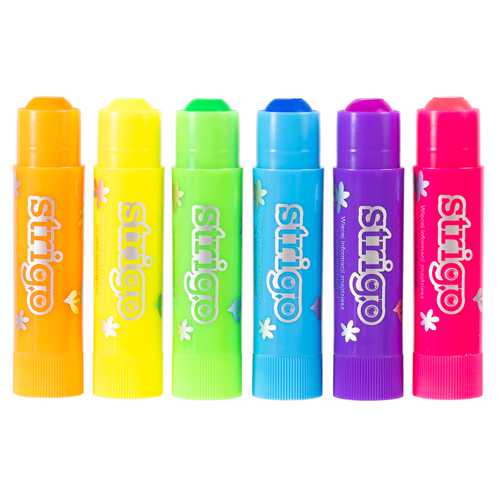 Creioane Strigo Gel Stick 6 culori 10g, neon SSC034 [4]