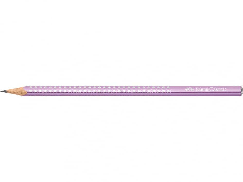 Creion grafit B triunghiular sparkle violet metalizat 2023 Faber-Castell [2]