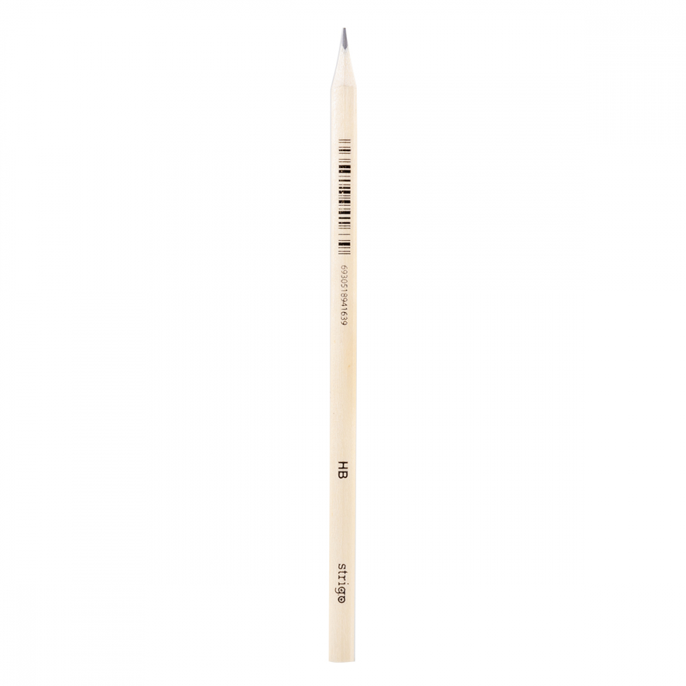 Creion Strigo triunghiular HB, lemn natur