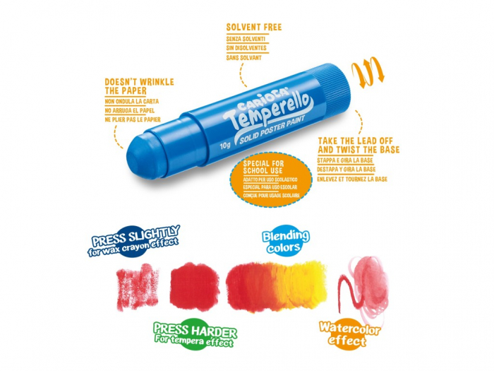 Creion-tempera Temperello 6/set [3]