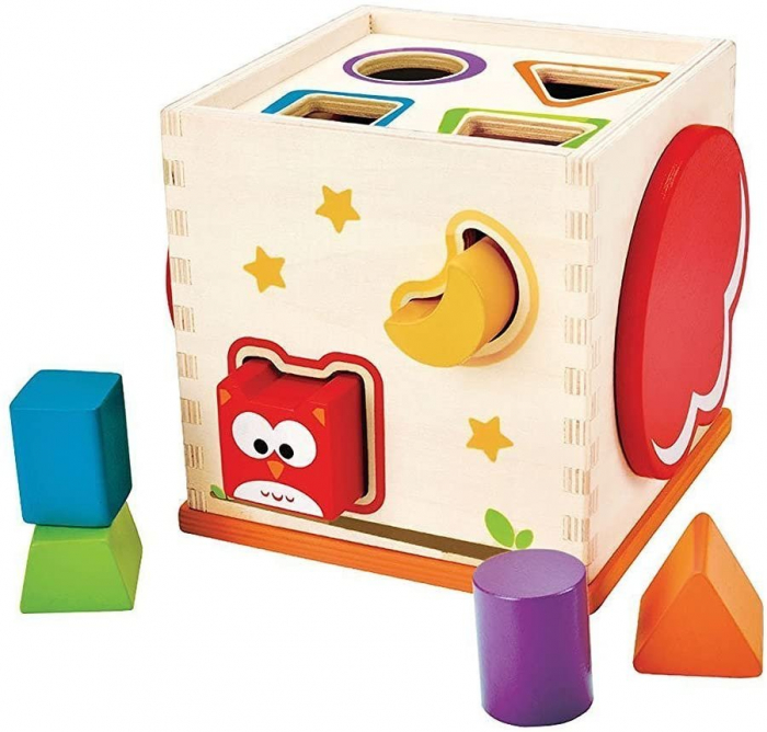 Cub educativ cu sortator forme geometrice [2]