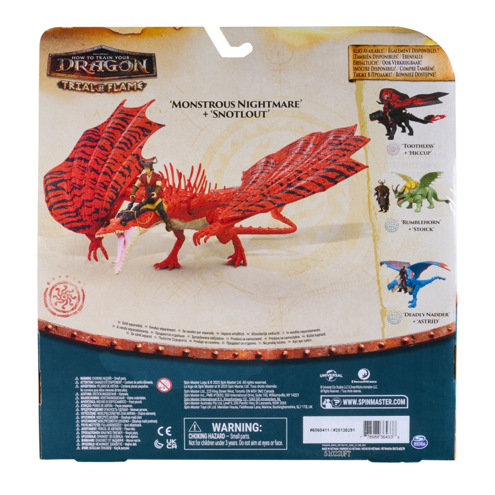 CUM SA ITI DRESEZI DRAGONUL INCERCAREA FLACARII SET DRAGON MONSTROUS NIGHTMARE SI FIGURINA SNOTLOUT [8]