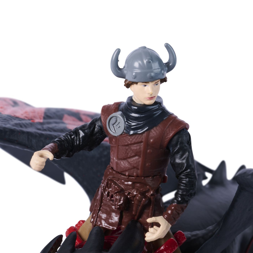 CUM SA ITI DRESEZI DRAGONUL INCERCAREA FLACARII SET DRAGON TOOTLESS SI FIGURINA HICCUP [5]