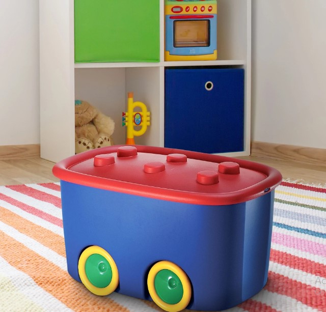 Cutie Depozitare Multicolor cu Roți [2]