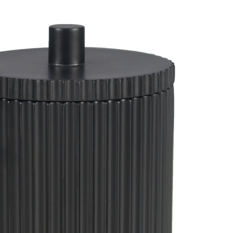 Cutie dischete demachiante din rasina, negru,9 x 9 x 11.8 cm [3]