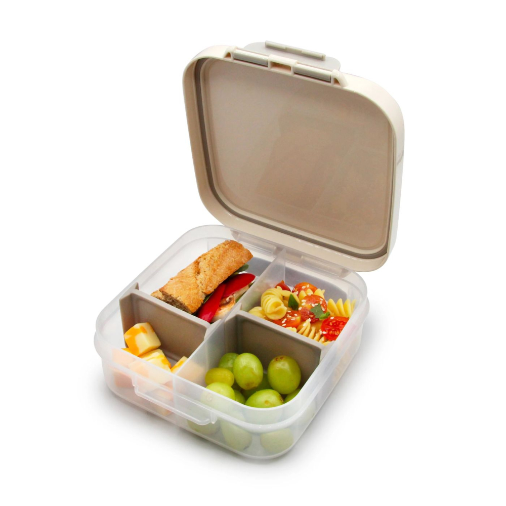 CUTIE LUNCH MINI BENTO, MELII, WARM GREY IVORY