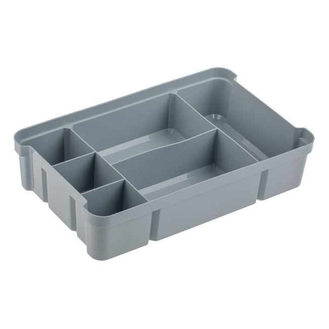 Cutie organizator 5L cu raft, capac transparent, 29×19×14 cm [6]