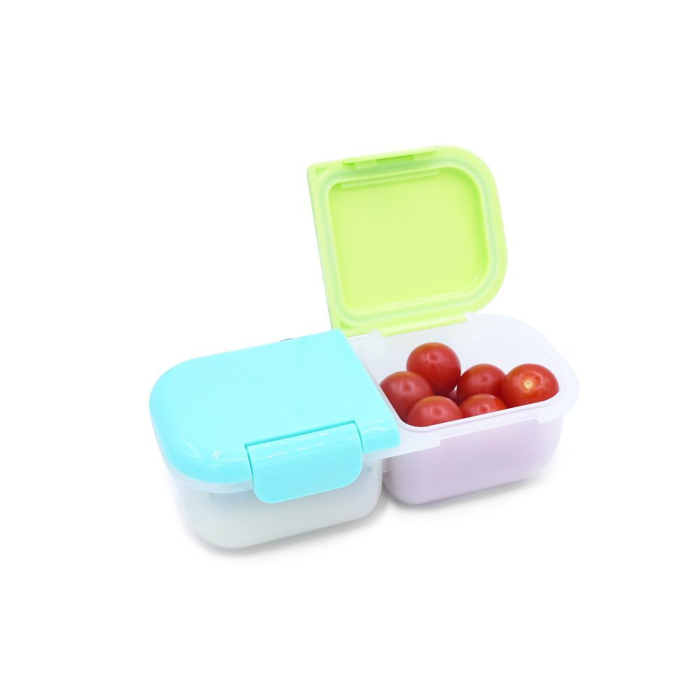 CUTIE SNACK 2 COMPARTIMENTE, MELII, CACTUS FERN SAGE [6]