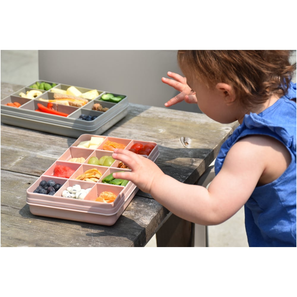 Cutie Snack cu 12 compartimente pentru gustari bebelusi,roz [9]