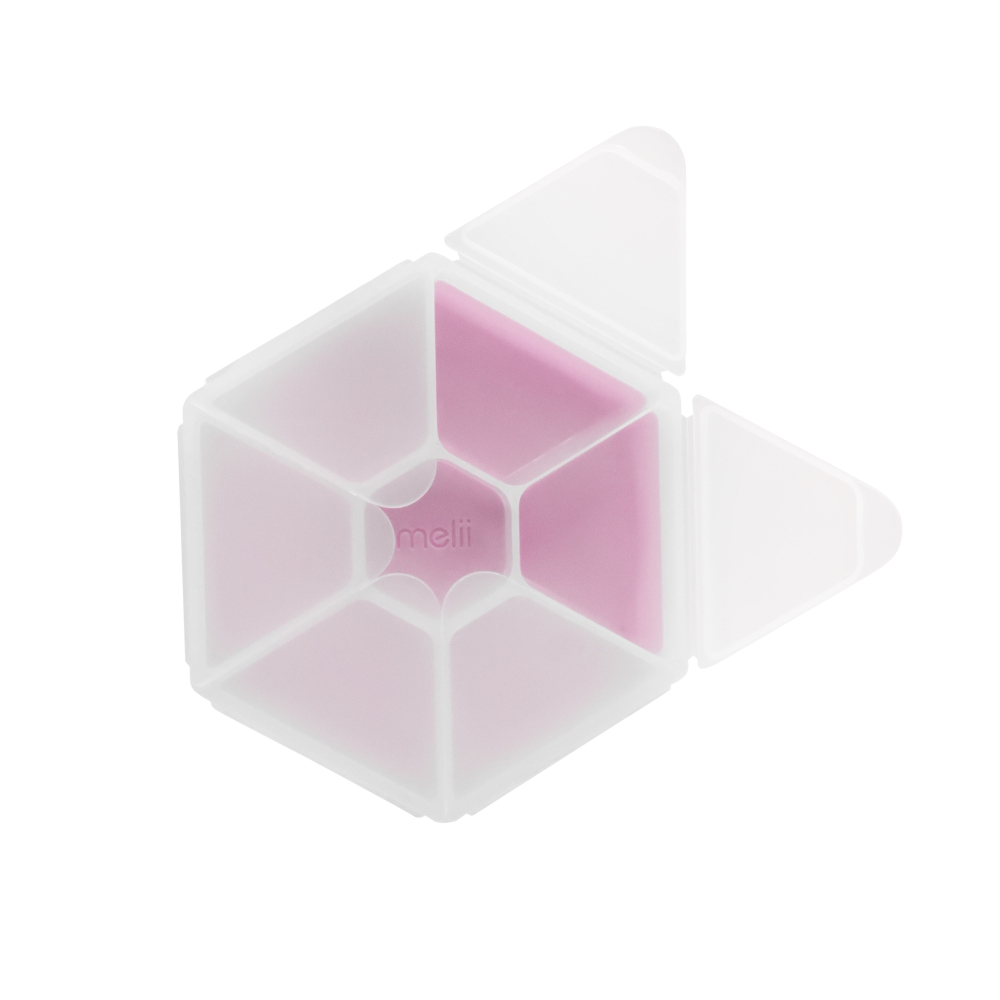 CUTIE SNACK HEXAGON SNACKLE 6 COMPARTMENTE, MELII, PINK [6]