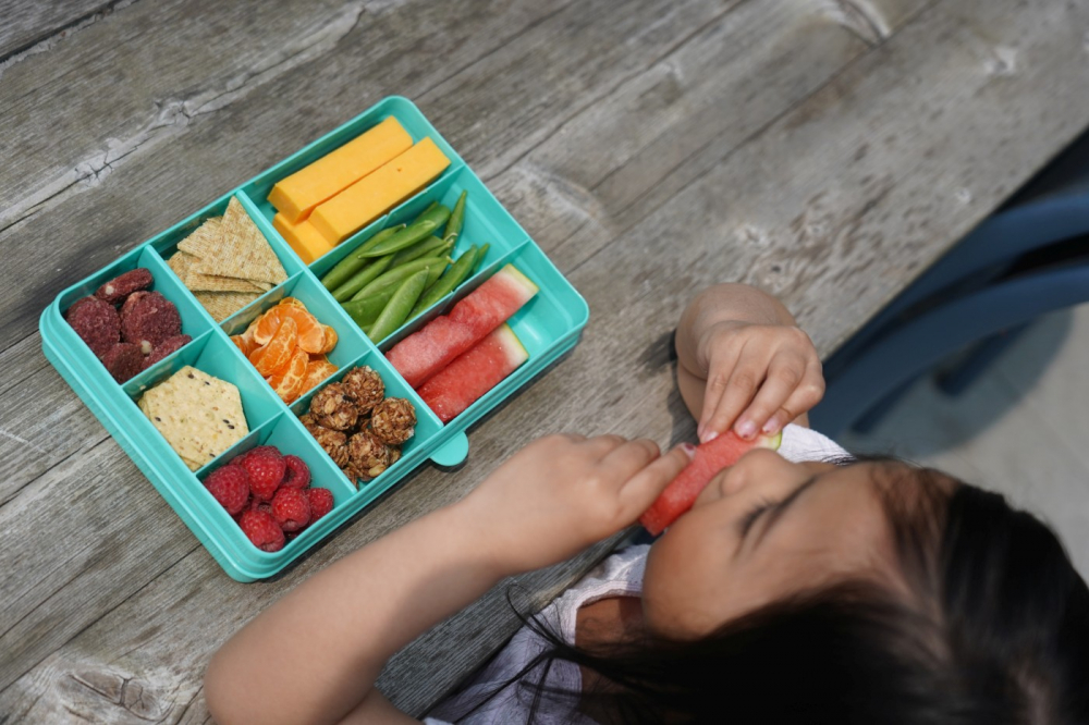 Cutie Snack cu 12 compartimente pentru gustari bebelusi,blue [3]
