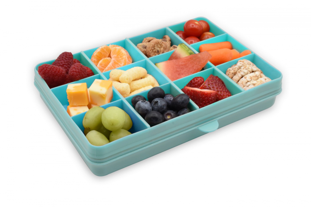 Cutie Snack cu 12 compartimente pentru gustari bebelusi,blue [5]