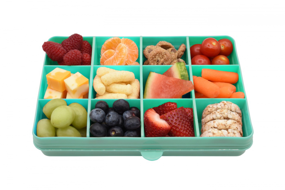 Cutie Snack cu 12 compartimente pentru gustari bebelusi,blue [8]