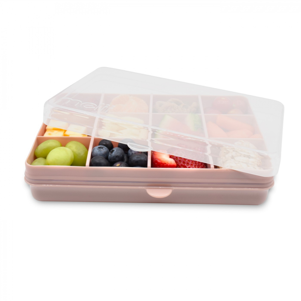 Cutie Snack cu 12 compartimente pentru gustari bebelusi,roz [3]