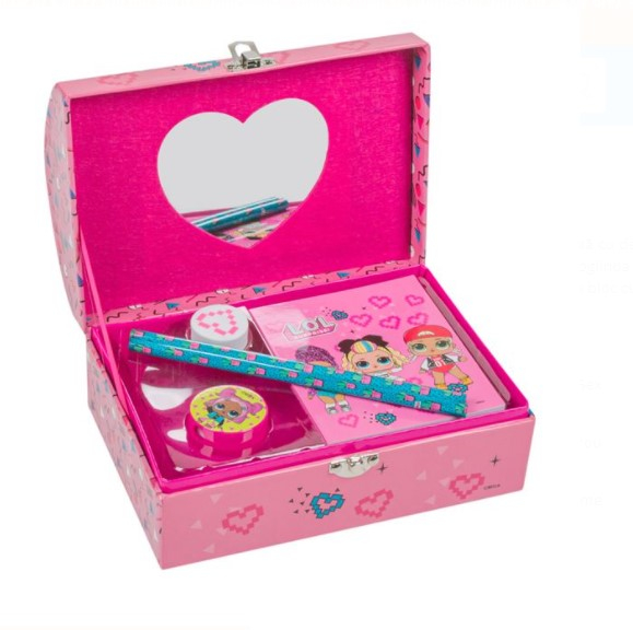 Cutie tip cufar cu inchidere metalica si accesorii incluse [2]