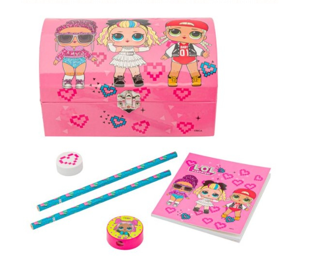 Cutie tip cufar cu inchidere metalica si accesorii incluse [3]