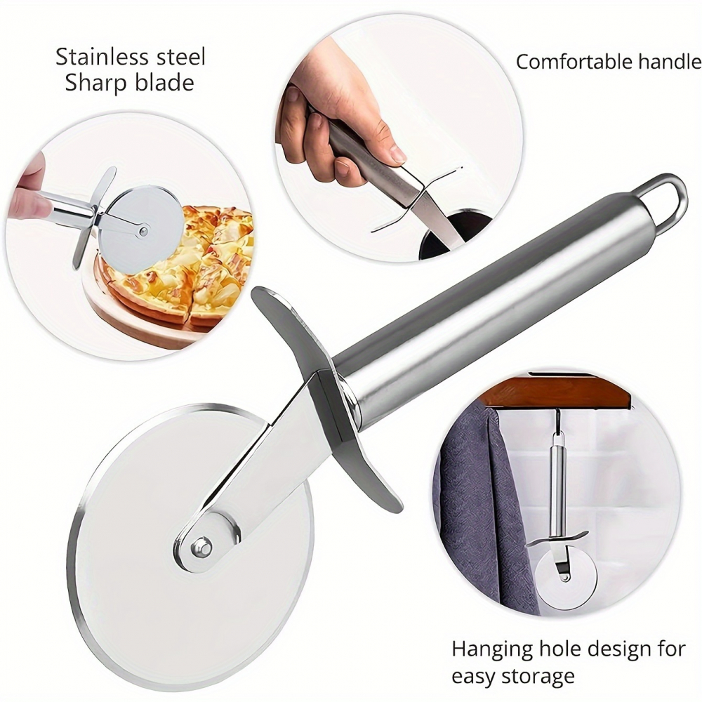 Cutit pentru pizza,otel inoxidabil,21.5 cm [2]