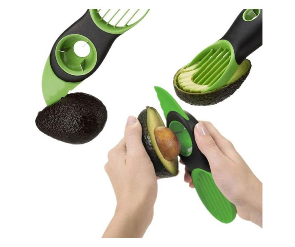 Cutit special 3 in 1 pentru curatat si feliat avocado [2]