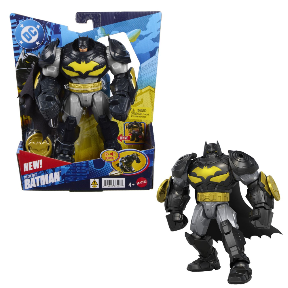 DC SET FIGURINA BATMAN CU SUNETE LUMINI SI ACCESORII 15CM [8]