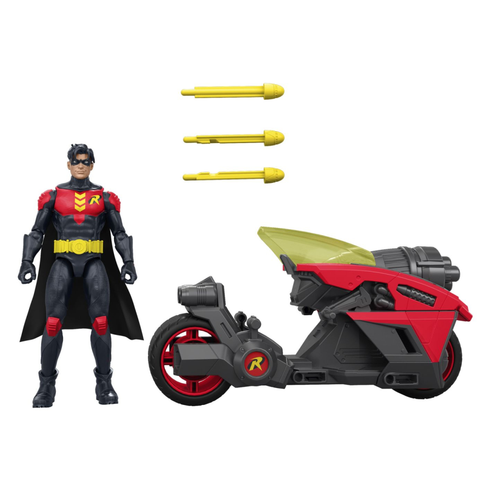 DC SET FIGURINA ROBIN SI MOTOCICLETA CU ACCESORII [2]