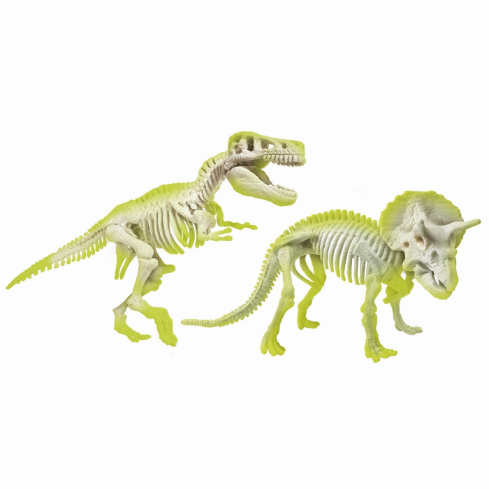 Descoperă Dinozaurul T-Rex Triceraptor Fluo Știință și Joacă [5]