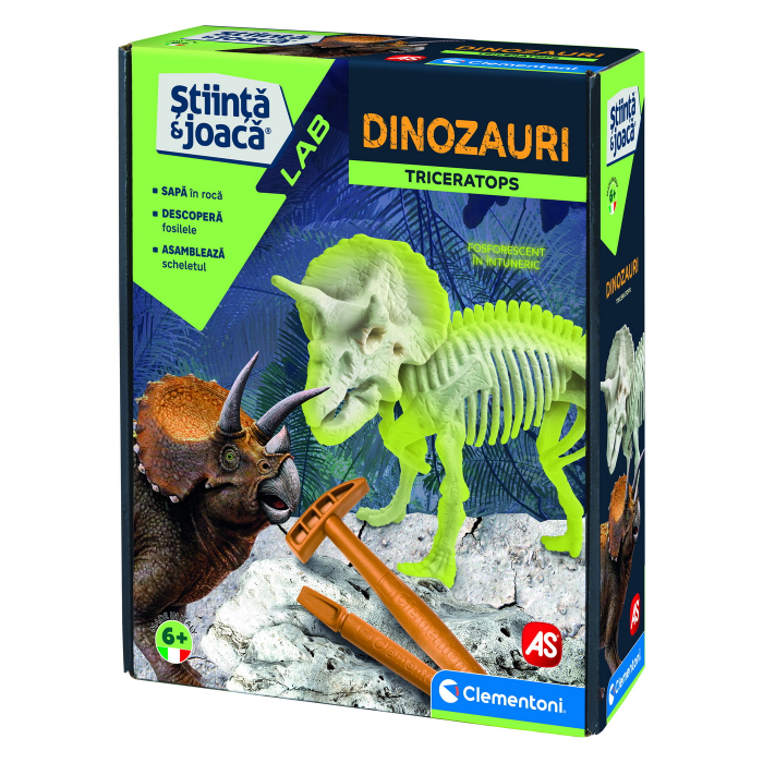Descopera Dinozaurul TRICERATOPS  [7]