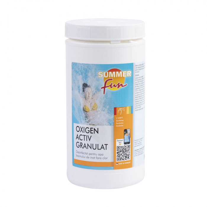Dezinfectant cu oxigen activ pentru tratamentul apei din piscina,1 kg