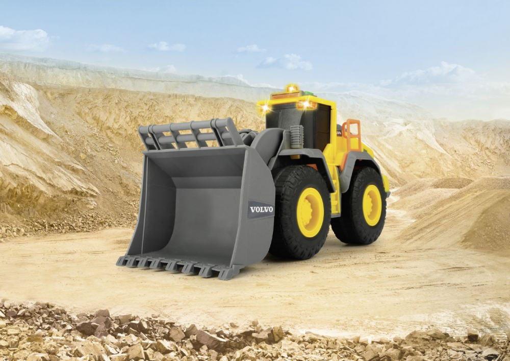 DICKIE EXCAVATOR VOLVO CU SUNETE SI LUMINI [5]