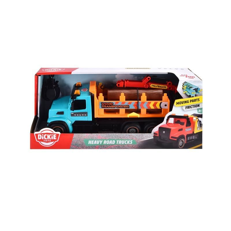 DICKIE MASINA CAMION HEAVY ROAD CU FRICTIUNE MACARA 22CM [1]