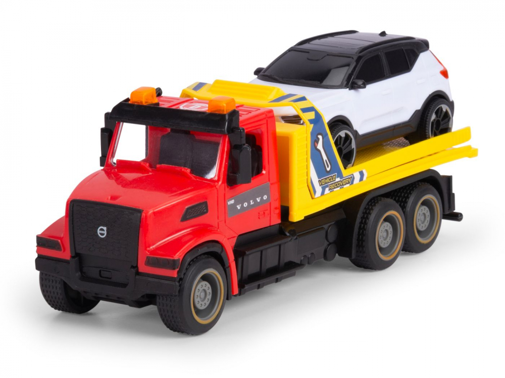 DICKIE MASINA CAMION HEAVY ROAD CU FRICTIUNE SET REMORCARE 22CM [1]