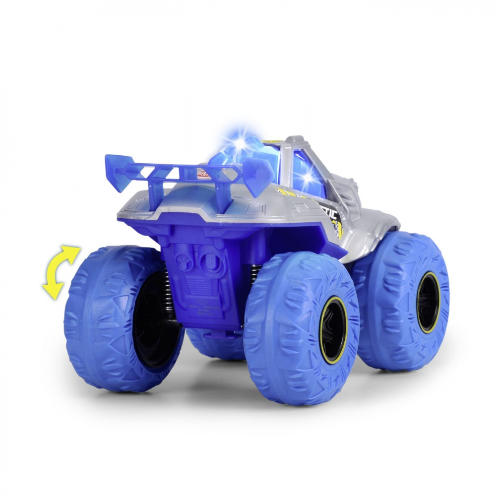 DICKIE MASINA DE TEREN ARCTIC ICE MONSTER CU LUMINI SUNETE SUSPENSII SI FUNCTIE ABUR 25CM [7]