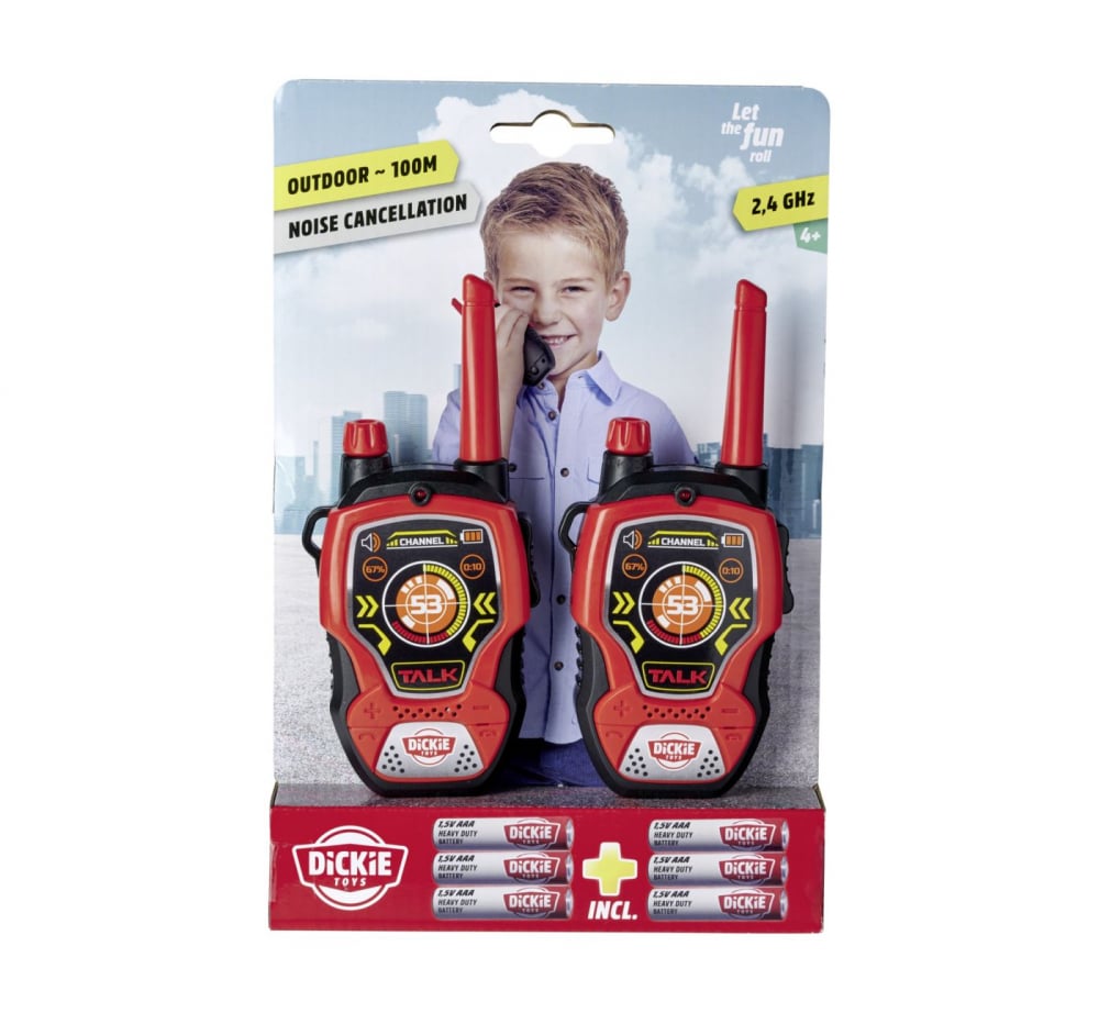 DICKIE SET 2 WALKIE TALKIE FUN [1]