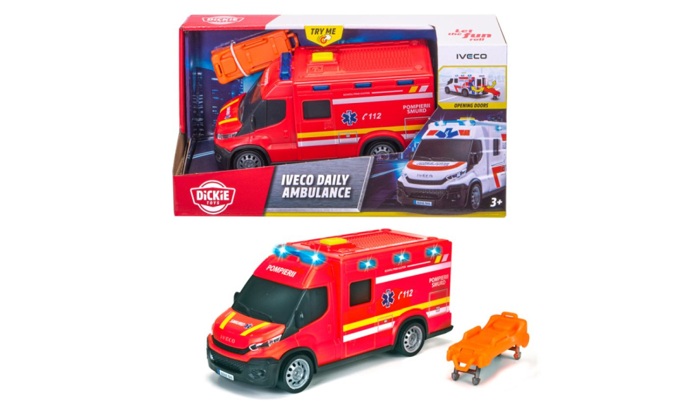 DICKIE TOYS AMBULANTA IVECO SCARA 1 LA 32 [3]