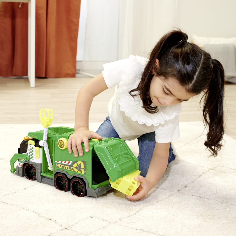 DICKIE TOYS CAMION DE RECICLARE CU LUMINI SI SUNETE 39CM [4]