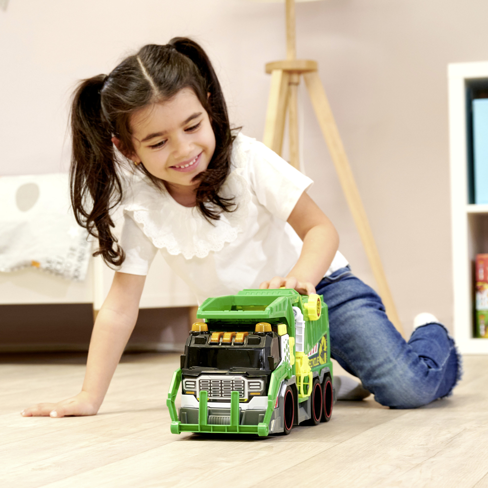 DICKIE TOYS CAMION DE RECICLARE CU LUMINI SI SUNETE 39CM [3]