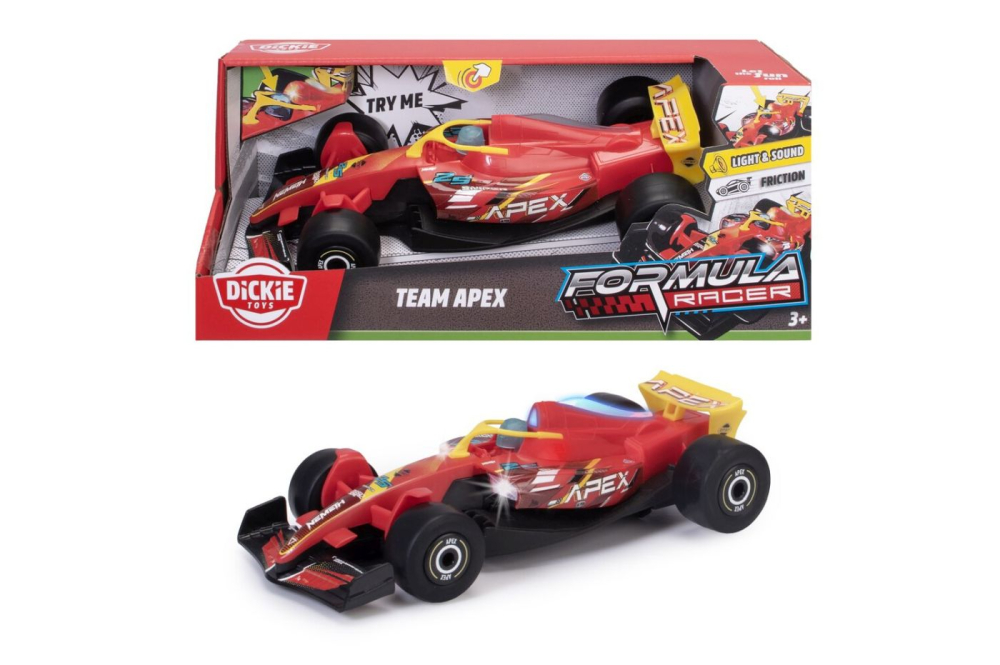 DICKIE TOYS FORMULA RACER MASINA TEAM APEX CU LUMINI SI SUNETE SCARA 1 LA 24 [3]