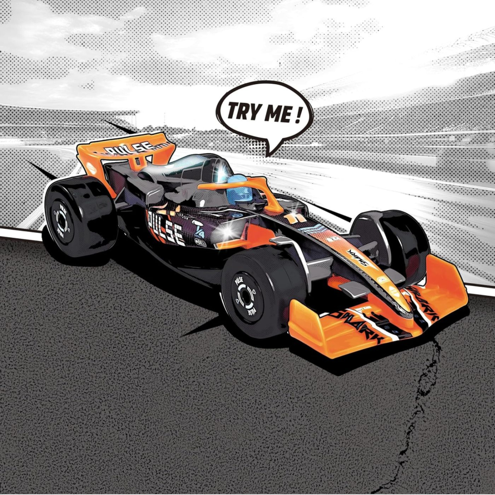 DICKIE TOYS FORMULA RACER MASINA TEAM PULSE CU LUMINI SI SUNETE SCARA 1 LA 24 [6]