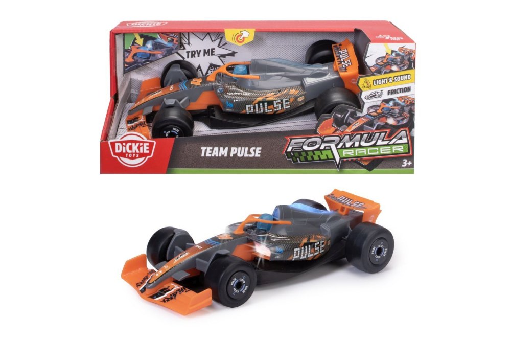 DICKIE TOYS FORMULA RACER MASINA TEAM PULSE CU LUMINI SI SUNETE SCARA 1 LA 24 [7]