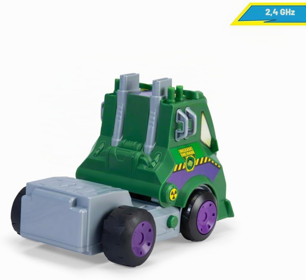 DICKIE TOYS MARVEL RAZBUNATORII MASINA RC CU TELECOMANDA 2.4GHz HULK SMASH CU SUNETE SCARA 1 LA 24 [6]