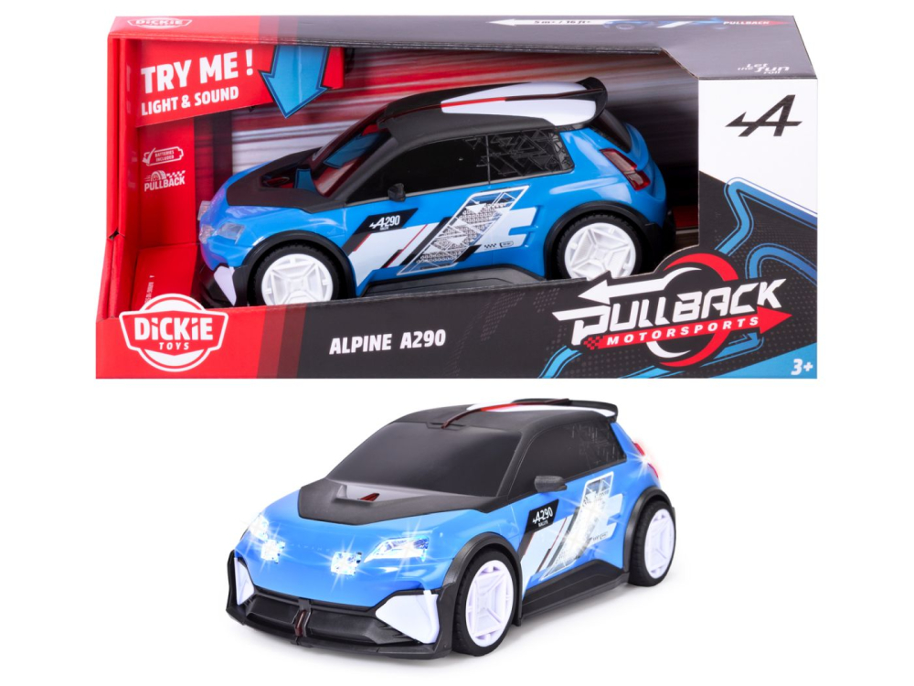 DICKIE TOYS PULL BACK MOTORSPORTS MASINA ALPINE A 290 28CM [3]