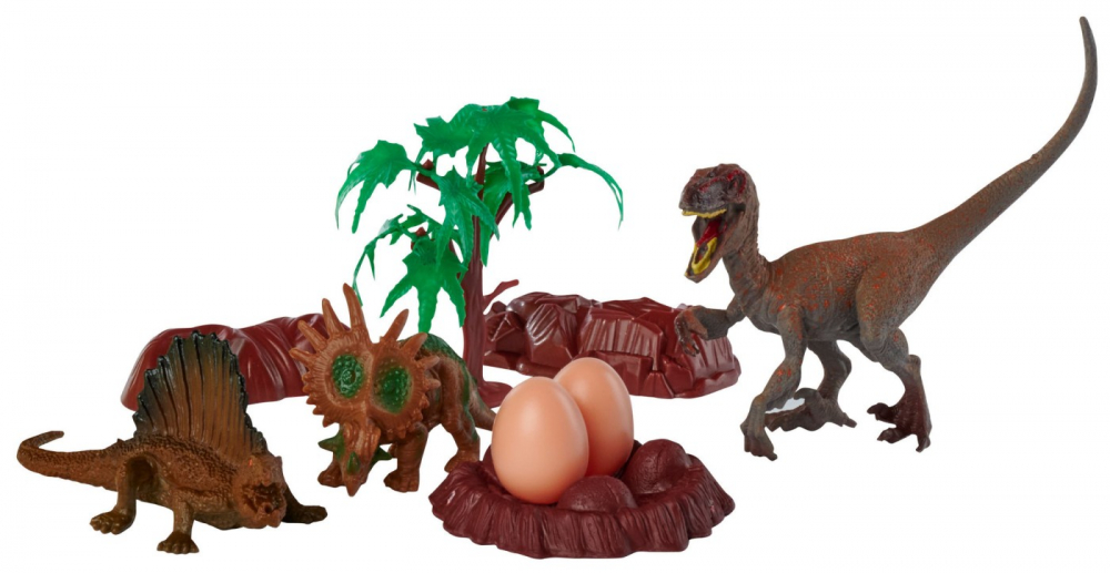 DINOUZAURI IN OU SET 3 DINOZAURI [7]