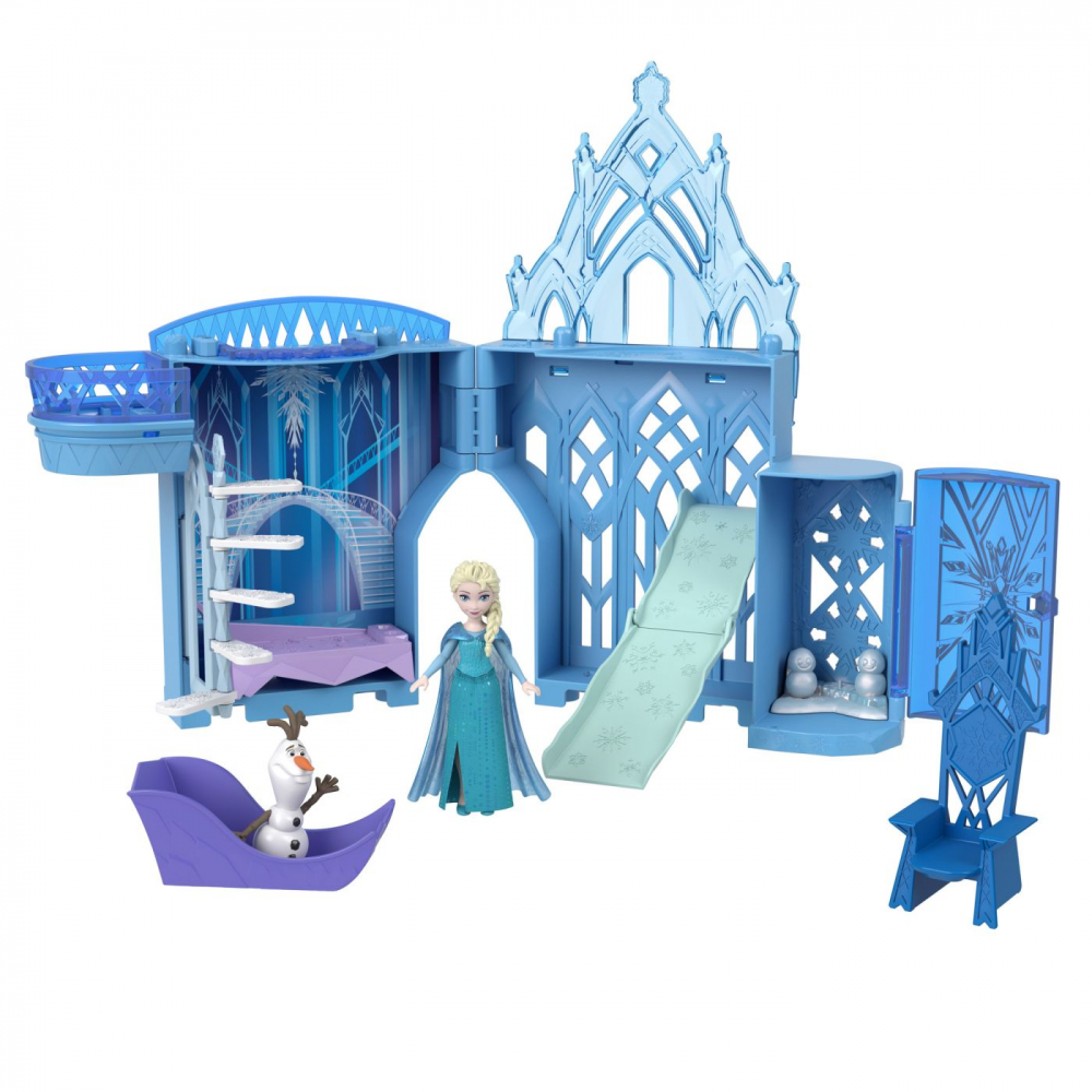 DISNEY FROZEN SET DE JOACA PAPUSA ELSA SI CASTELUL DE GHEATA CU ACCESORII [8]