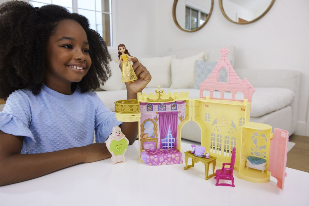DISNEY PRINCESS CASTELUL LUI BELLE CU FIGURINE SI ACCESORII [6]