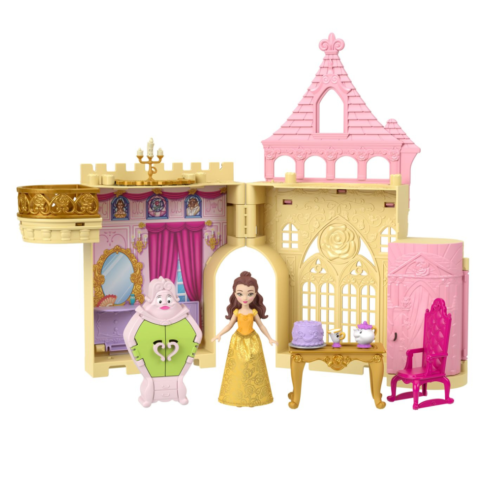DISNEY PRINCESS CASTELUL LUI BELLE CU FIGURINE SI ACCESORII [7]
