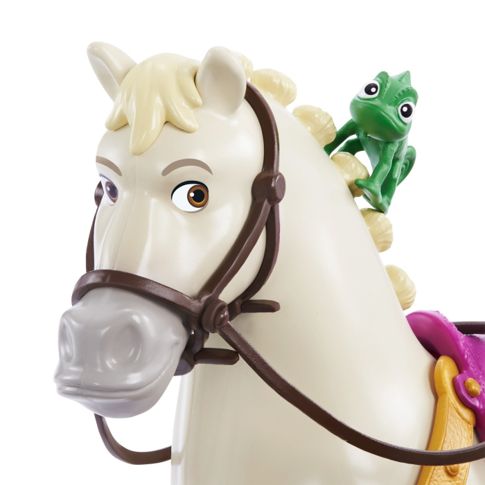 Disney Princess Set Papusa Rapunzel si Calul Maximus  [6]