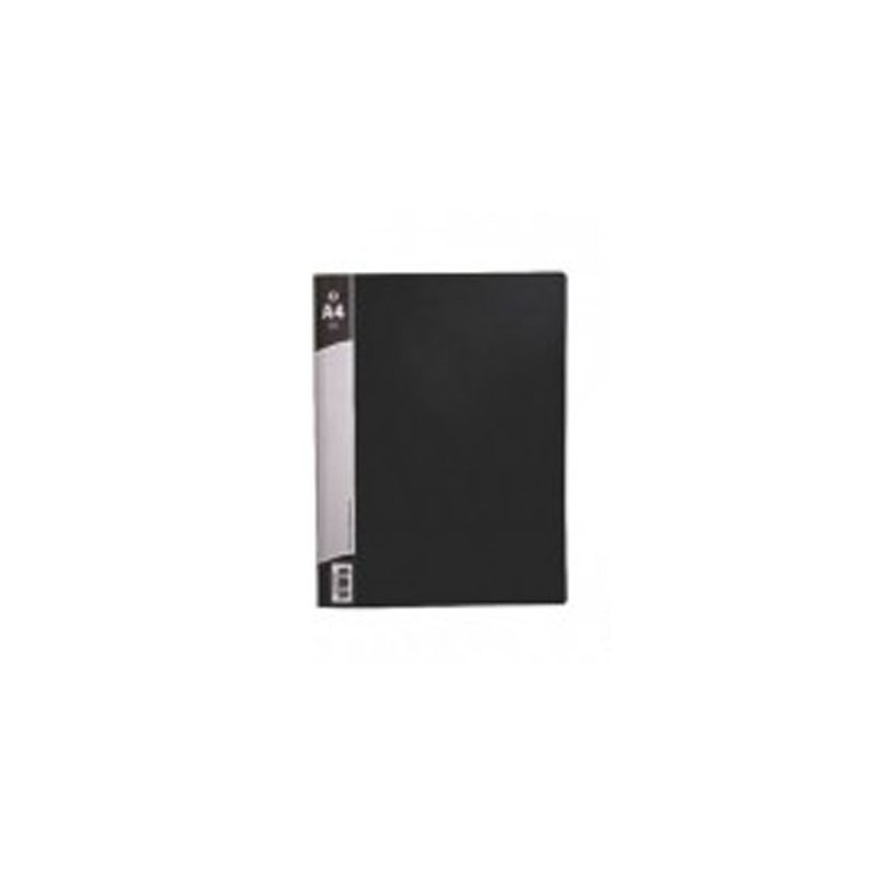 Dosar de prezentare cu 20 folii transparente,plastic,negru [2]