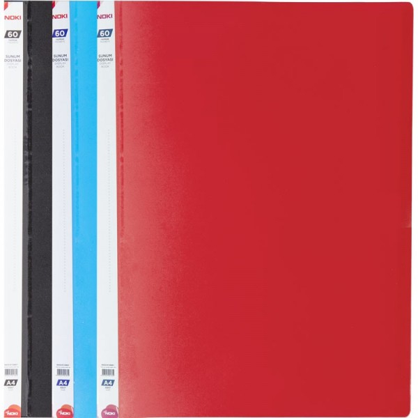 Dosar de prezentare cu 60 folii transparente,plastic,negru [2]